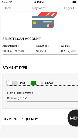GOLD Account Center screenshot 3
