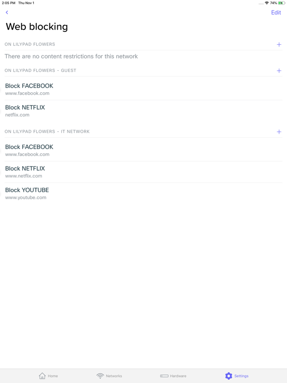 Meraki Go iPad screenshot 2 - Business app