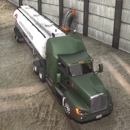 Oil Tanker Cargo Truck Driving