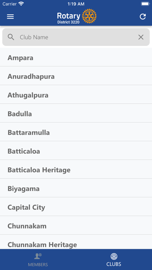 #3. Rotary Directory: District3220 (iOS) 由: Sushena Ranatunga