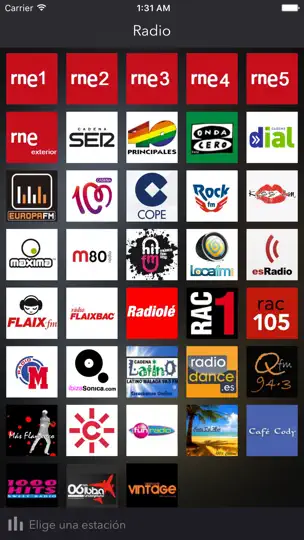 Captura de pantalla de Radio FM España en iPhone 1