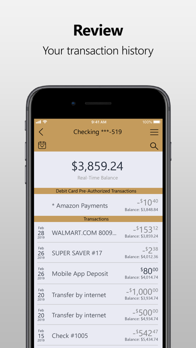 First Heritage Bank Mobile Screenshot