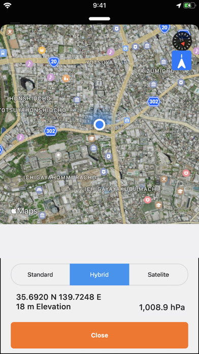 EWSN Compass screenshot