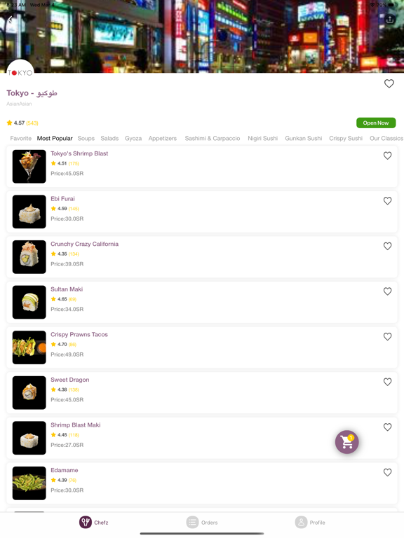 Screenshot #6 pour The Chefz: Fast Food Delivery