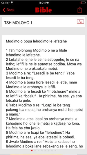 Sesotho Bible screenshot 1