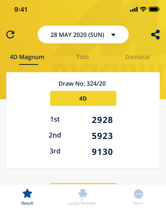 Screenshot #5 pour Malaysia 4D results Live
