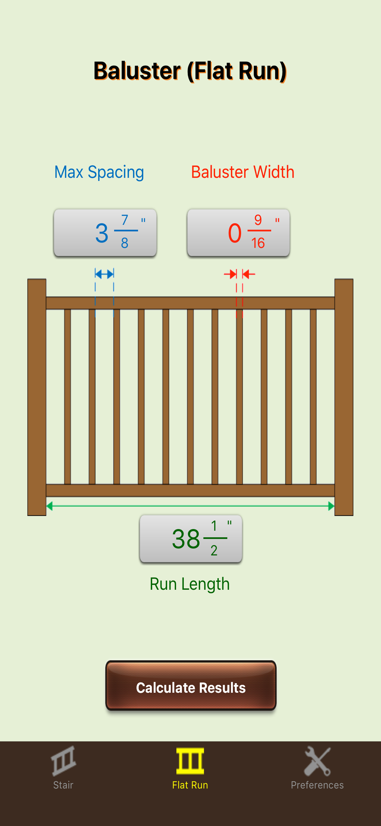 Baluster Calculator Elite