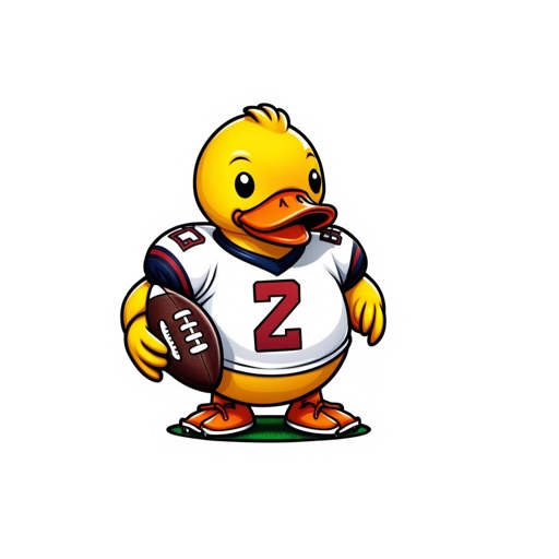 Football Duckling Stickers