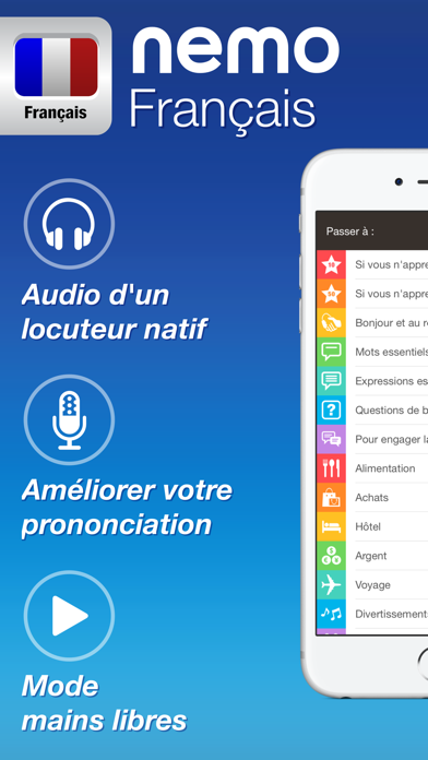Screenshot #1 pour Français — Apprendre avec Nemo