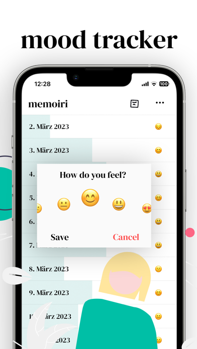 Diary, Journal, Mood - memoir Screenshot