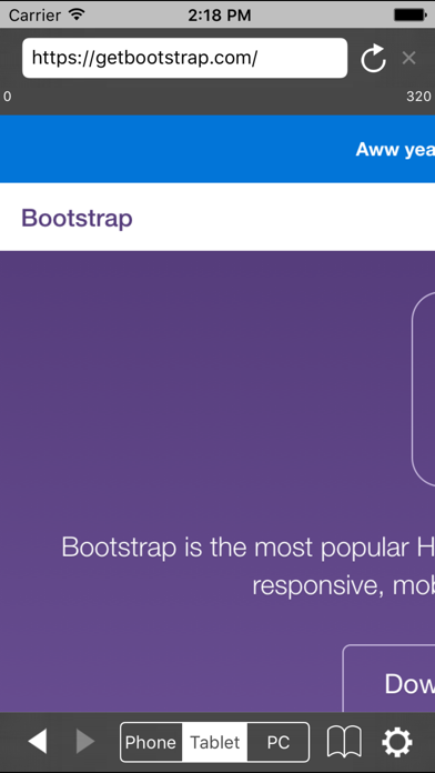 WideBrowser のスクリーンショット