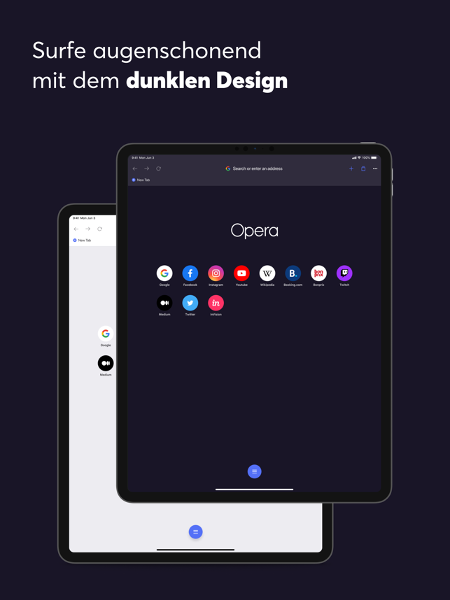 ‎Opera-Browser und VPN Screenshot