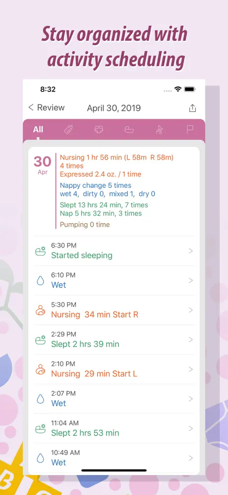 Baby Tracker - Newborn Log