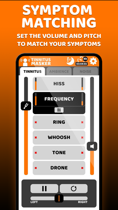 Tinnitus Masker Relief Sounds Screenshot
