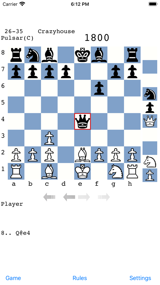 #4. Pulsar Chess Engine (macOS) 来自: Michael Adams