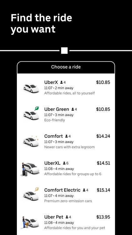 Uber - Request a ride screenshot-3