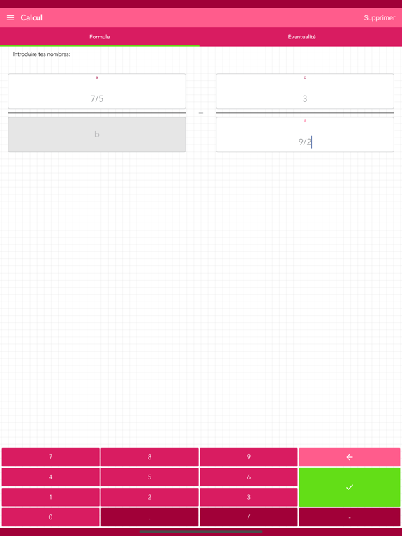 Screenshot #5 pour Règle de proportionnalité