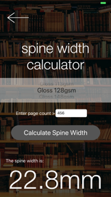 Spine Calc screenshot