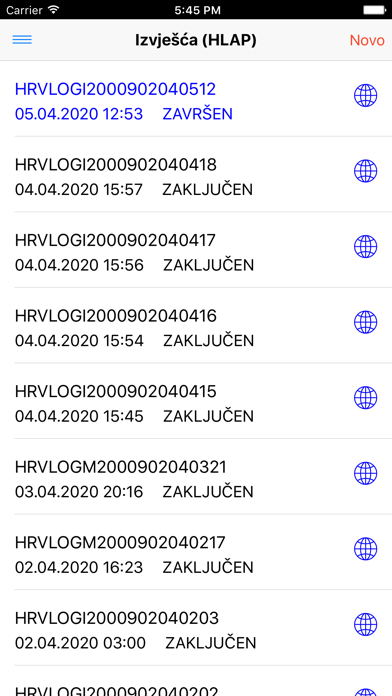 App screenshot