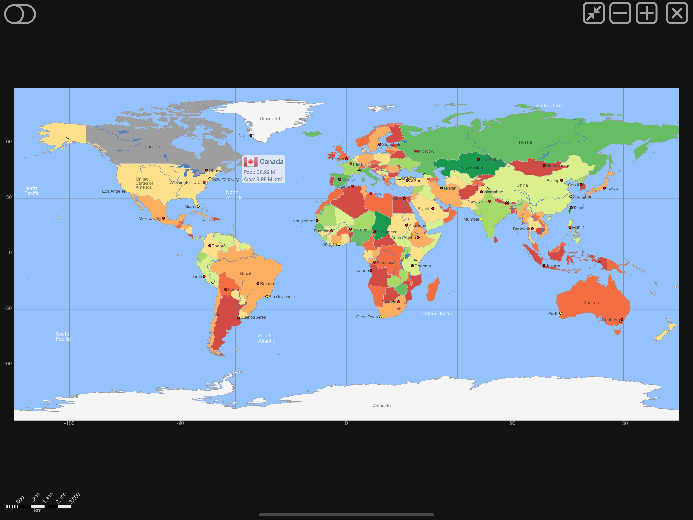 World atlas & world map MxGeo screenshot 20