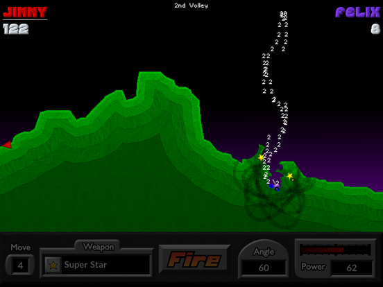 Pocket Tanks iPad screenshot 5 - Games app