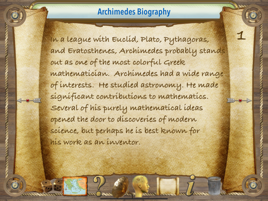 Great Thinkers: Archimedes app screenshot 2
