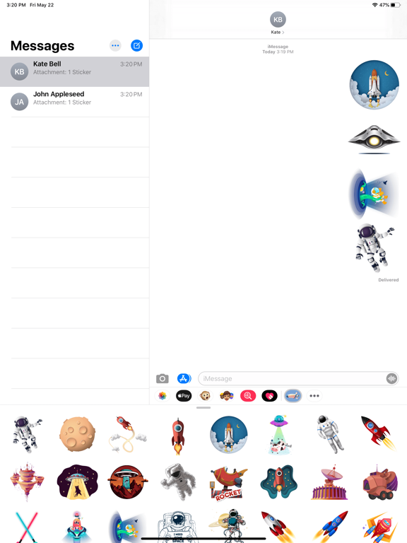 Screenshot #6 pour Galaxy Star Battle Stickers