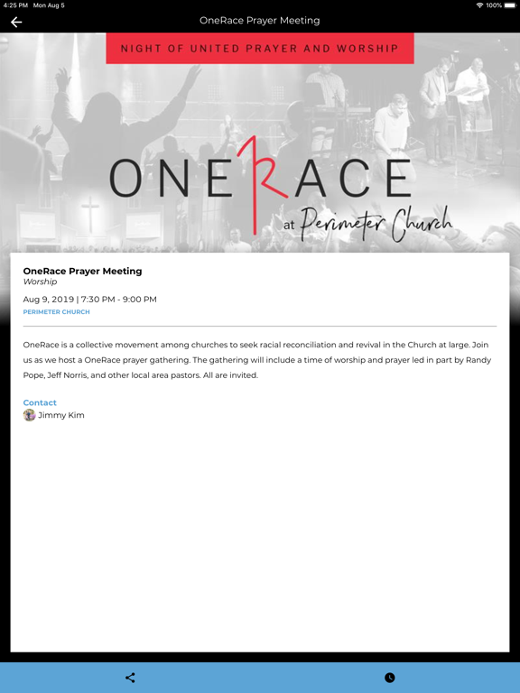 Perimeter Church iPad screenshot 4 - Education app
