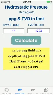 oilfield hydrostatic pressure. iphone images 2