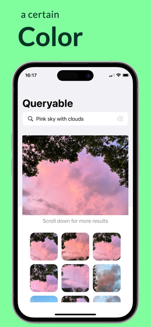 Queryable - Photo Search App Screenshot