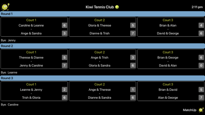 MatchUp Tennis & Pickleball Screenshot