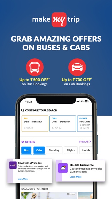 MakeMyTrip Flight, Hotel, Bus Screenshot