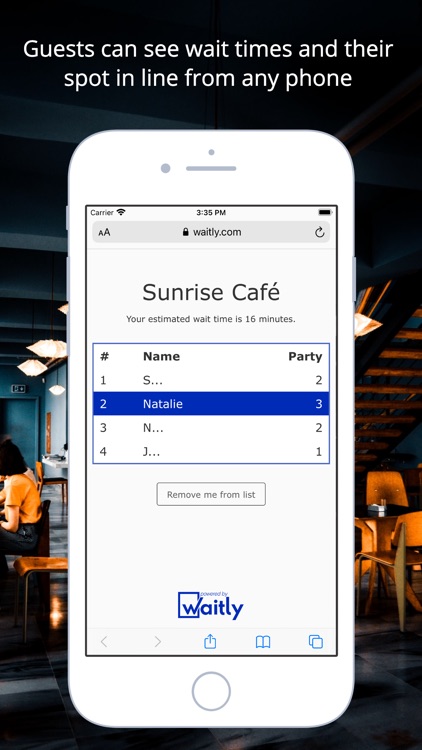 Waitly Waitlist & Reservations screenshot-4