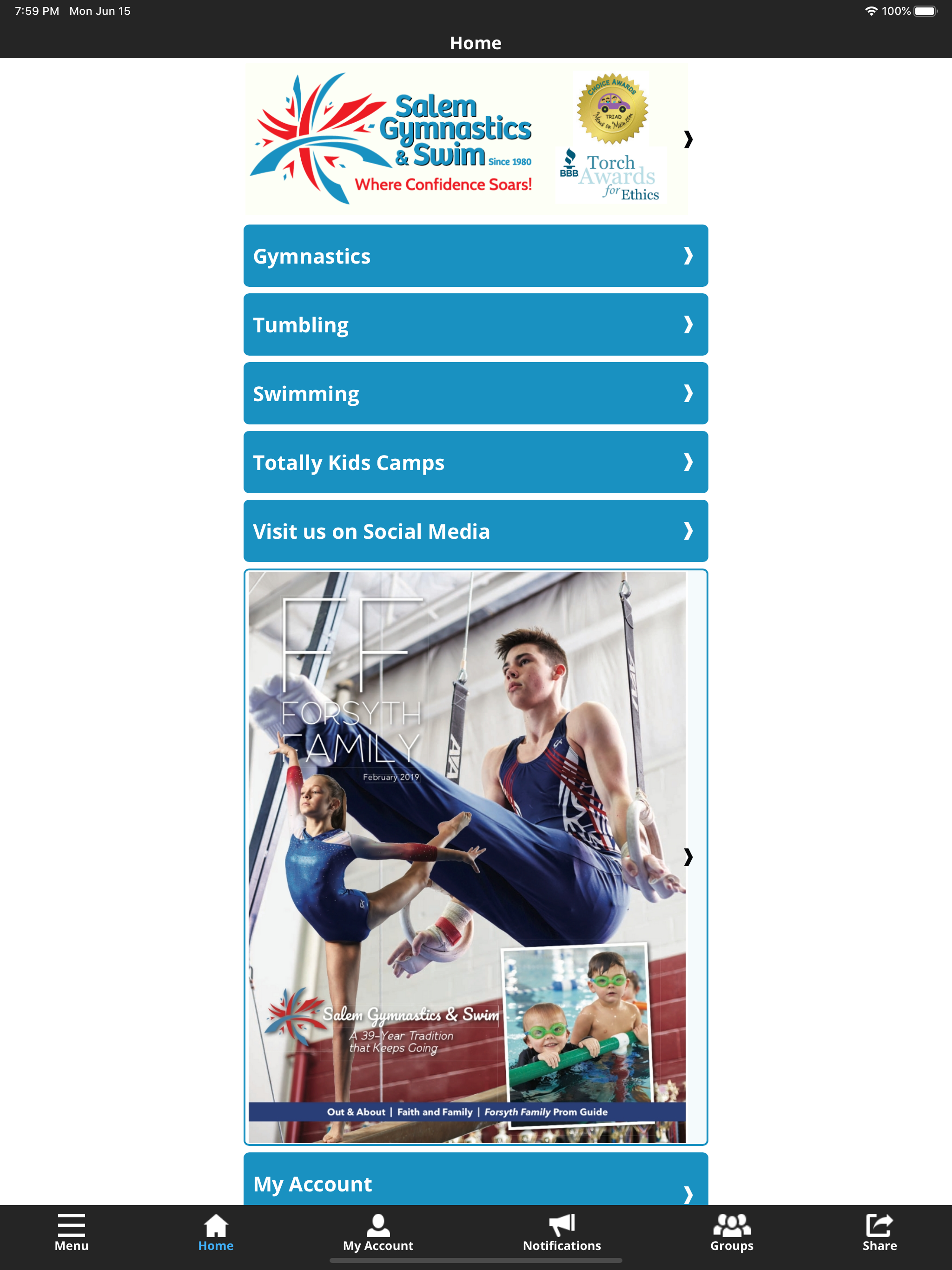 Salem Gymnastics & Swim