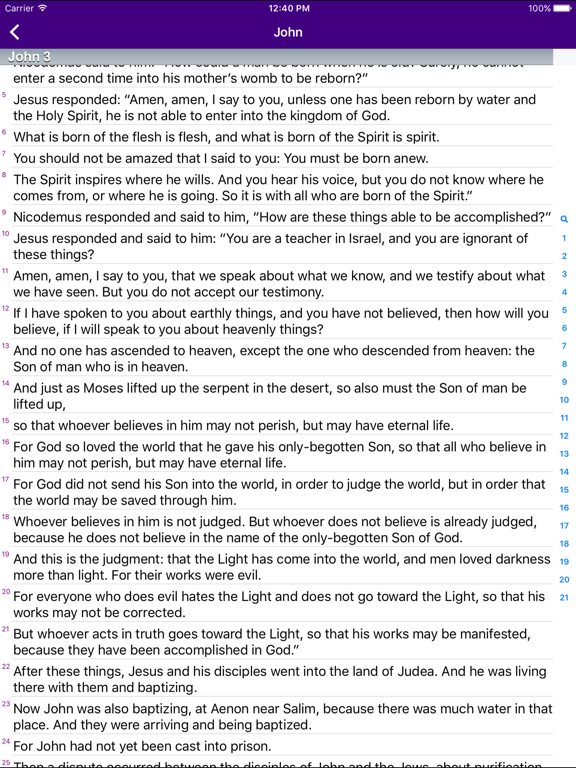 Bible for Catholics iPad screenshot 3 - Reference app