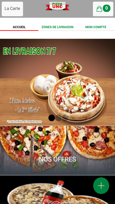Screenshot #1 pour Pizza Uno Fresnes