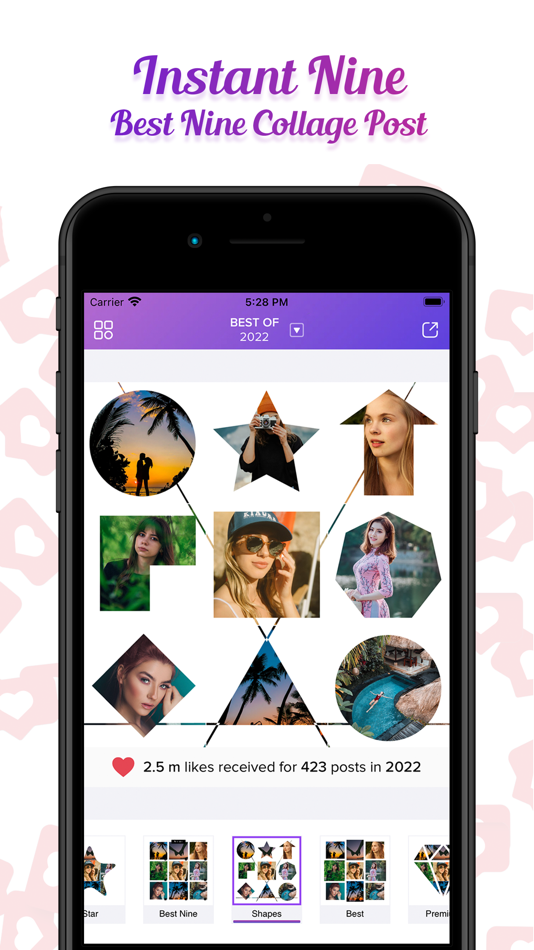 #8. Instant Repost & Best Nine (iOS) By: Instant Digital