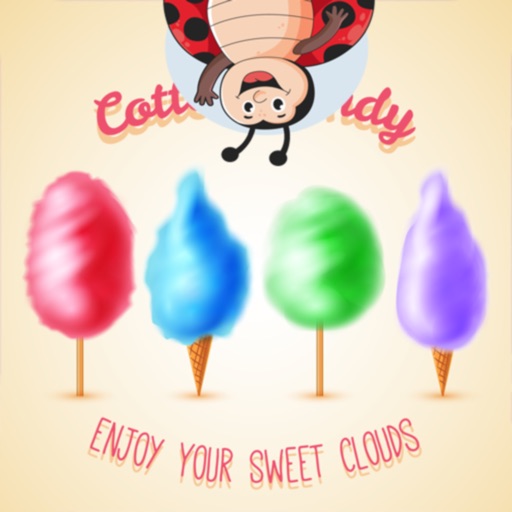 Ladybug Cotton Candy