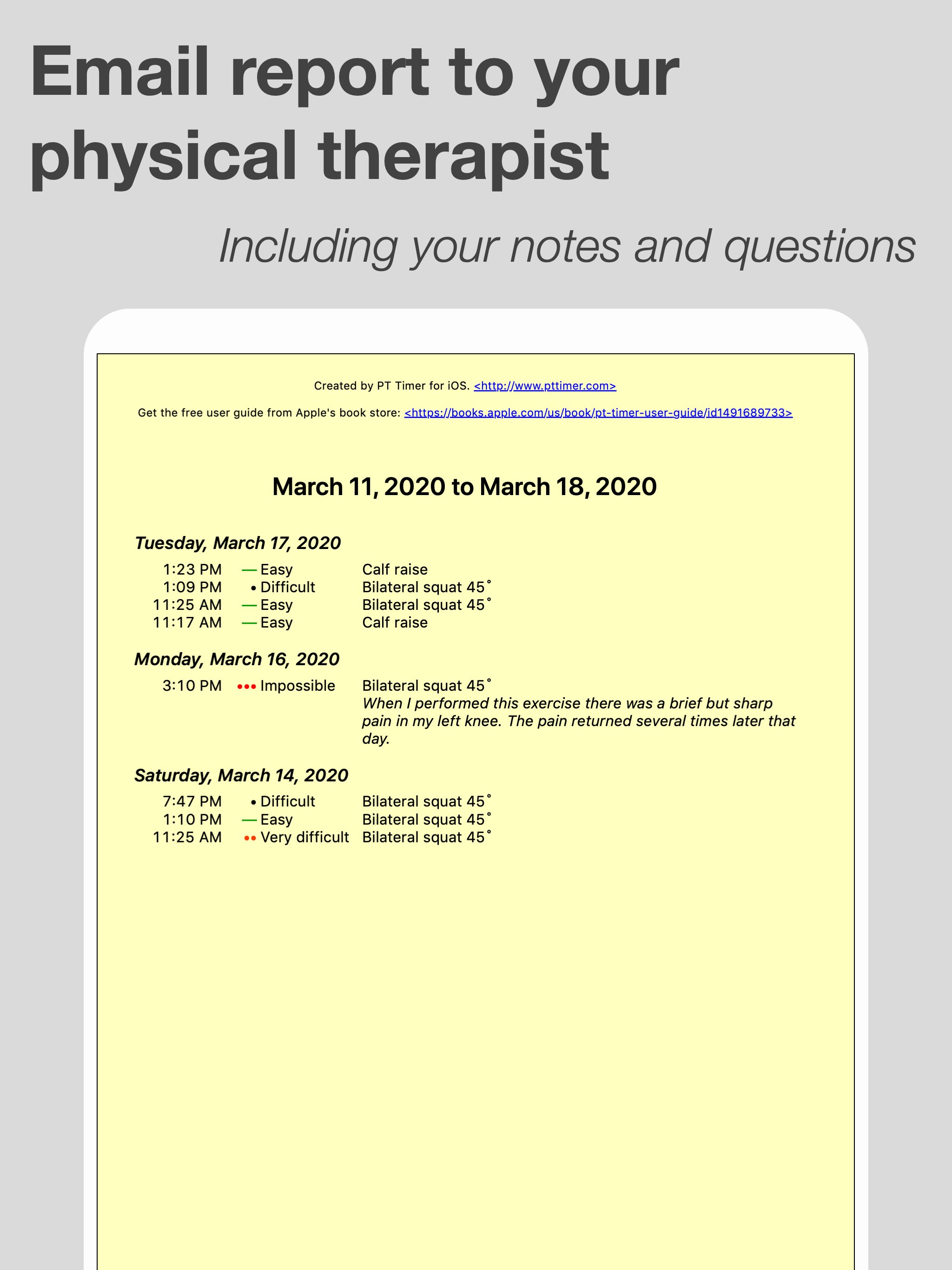 PT Timer: Stretch & Exercise