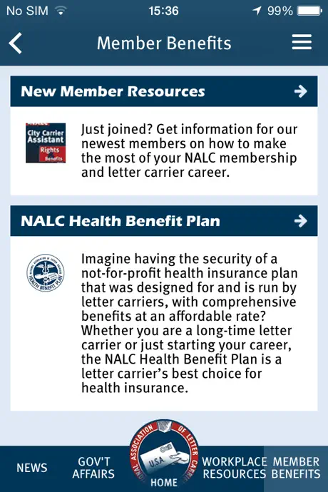 NALC Member App