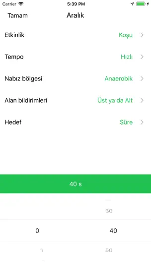 Koşu Ve Yürüyüş - Goals Kalori iPhone Ekran Görüntüsü 9