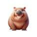 Happy Wombat Stickers