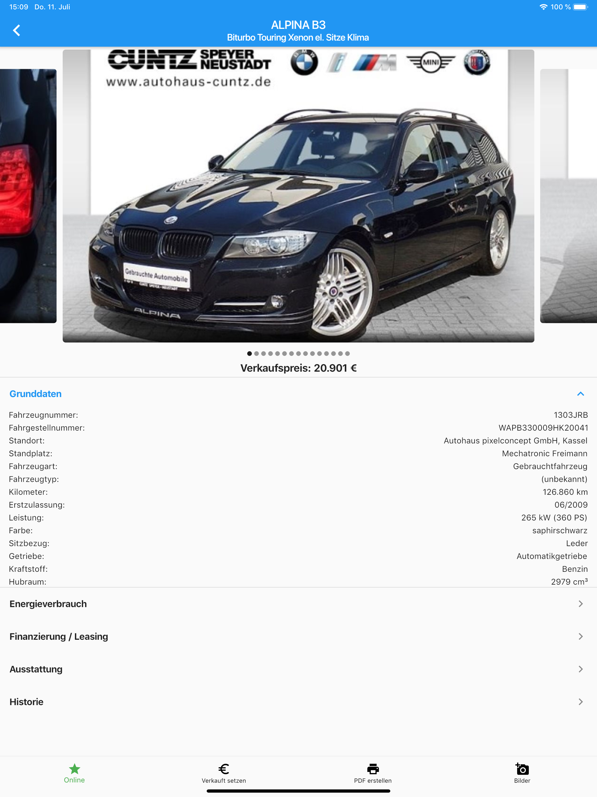 Automanager: Fahrzeuge & Leads screenshot 15