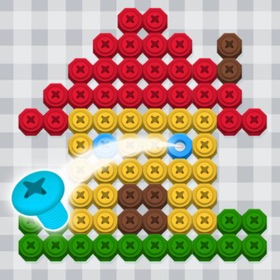 Nut n Bolt Color Sorting Game