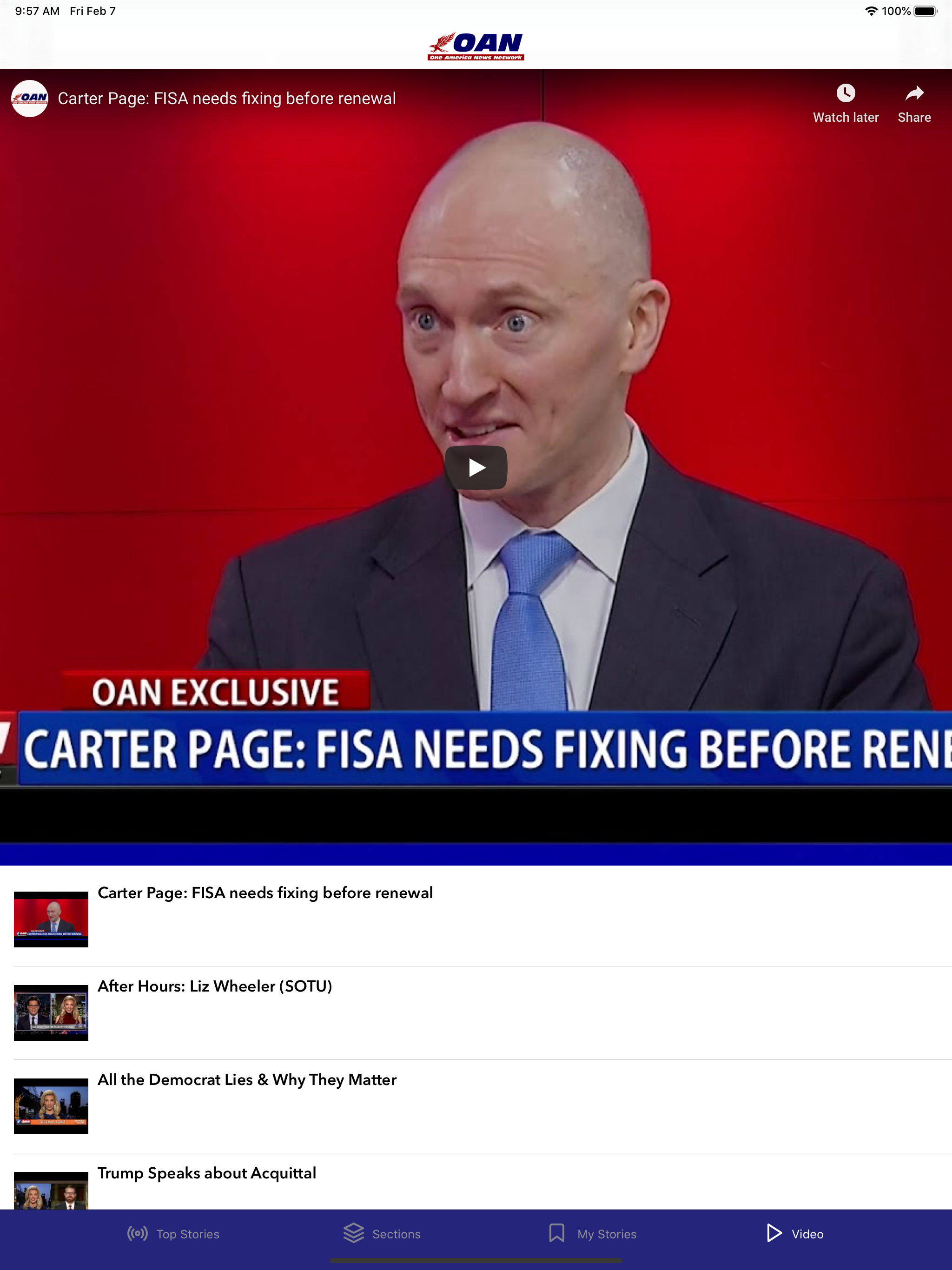 OANN: Live Breaking News screenshot 9