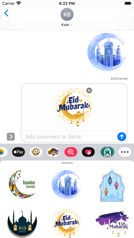 Happy Ramadan Kareem Stickers - 1.1 - (iOS)