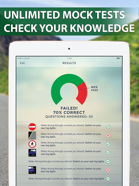 Motorcycle Theory Test UK Kit iPad screenshot 5 - Education app