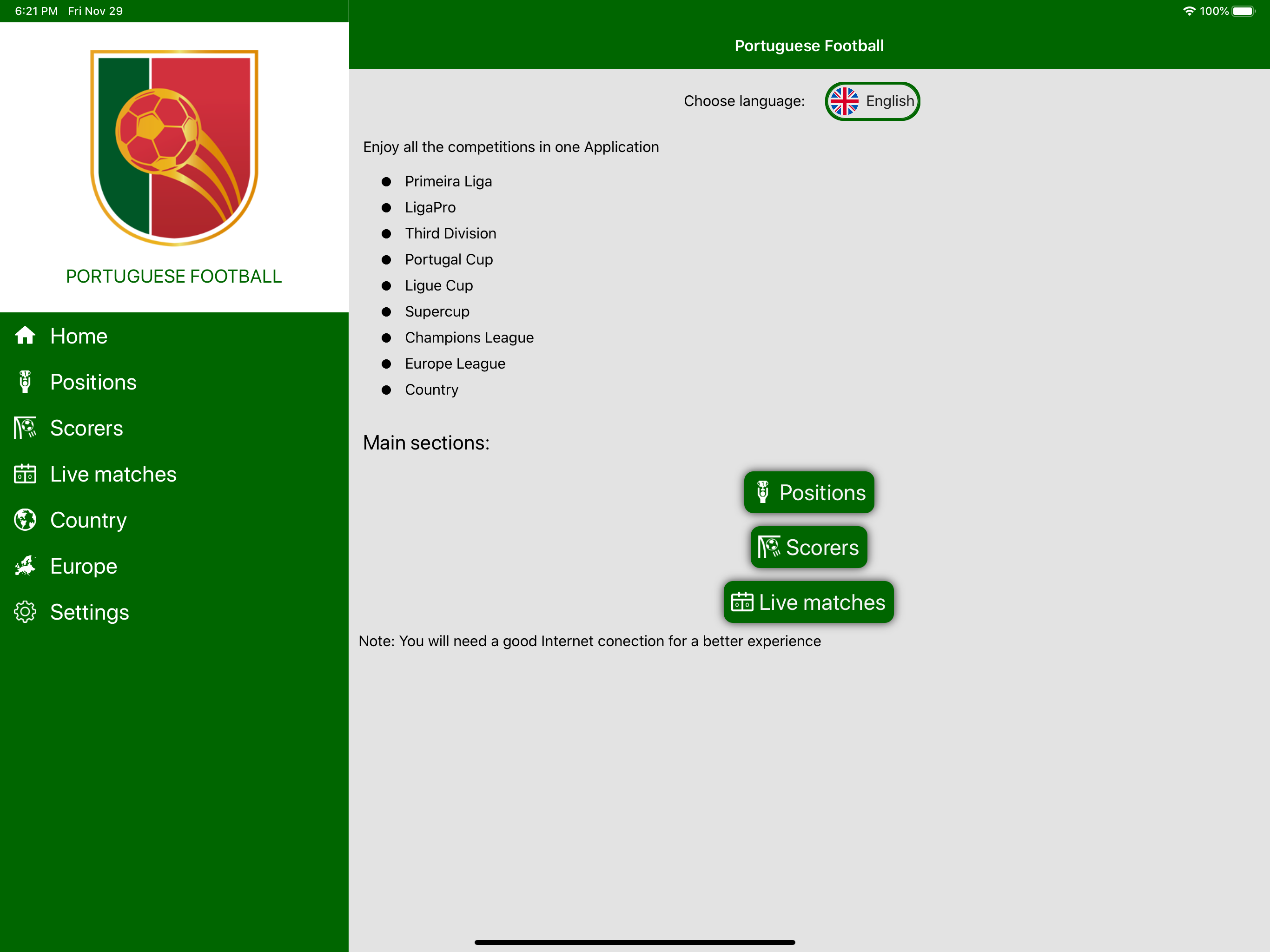 Portuguese Soccer live screenshot 4