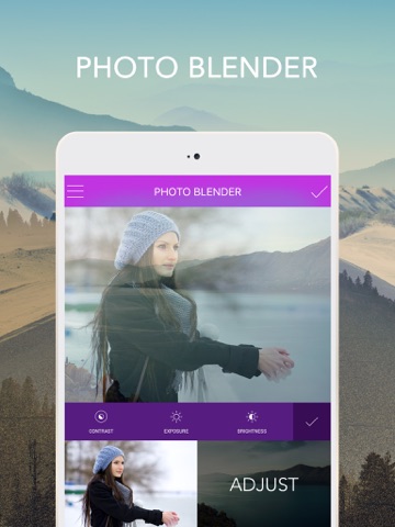 AI Photo Blender - Photo Mixer iPad screenshot 4 - Photo & Video app