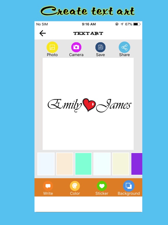 Screenshot #6 pour Text Art - Name Art